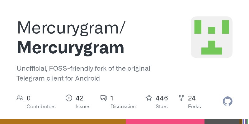 GitHub - Mercurygram/Mercurygram: Unofficial, FOSS-friendly fork of the original Telegram client for Android