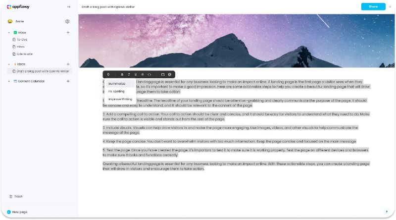 #开源 #软件 #笔记📒 AppFlowy🧩 项目地址 | 📥 软件下载 | 🌐 官方网站▎软件功能