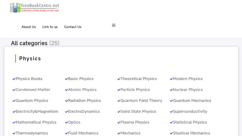 #网站 #编程 #电子书📗 FreeBookCenter - 一个提供海量电子书在线阅读和下载网站▎网站功能