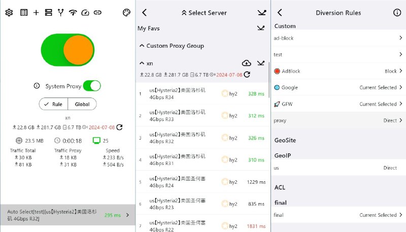 #软件 #代理 #开源🌐 Karing - 兼容 Clash 的通用网络代理工具▎软件功能
