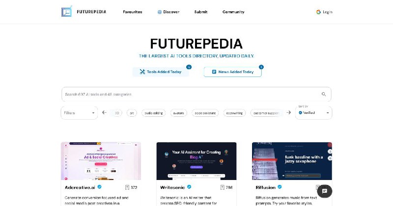 🤖 FUTUREPEDIA⚙ 网站介绍