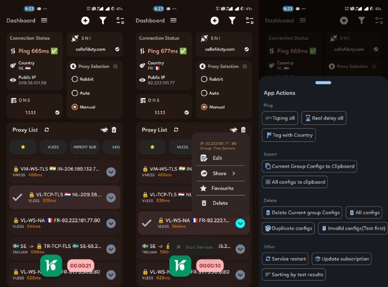 #软件 #代理 #工具🆖 v2raylnsight - 基于 v2rayNG 二改的 Android 代理工具▎软件功能