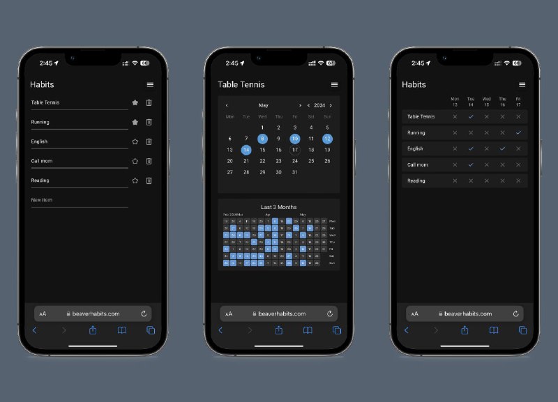 #GitHub #工具🗒 Beaver Habit Tracker - 自托管习惯跟踪应用▎项目功能