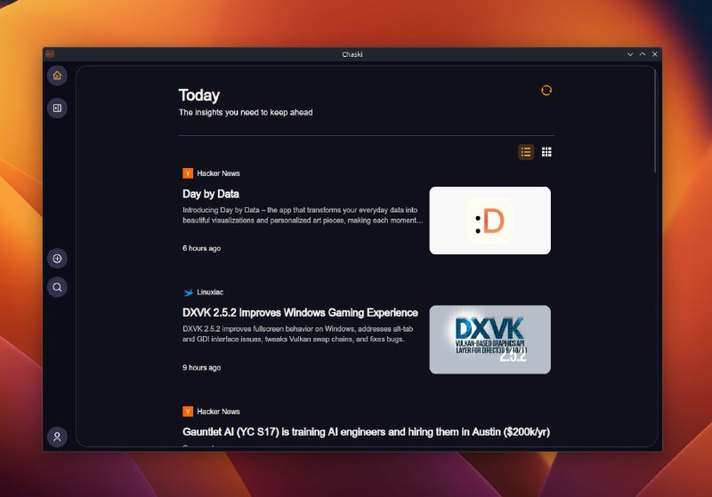 #软件 #开源 #RSS🌐 Chaski - 免费开源跨平台 RSS 阅读器▎软件平台