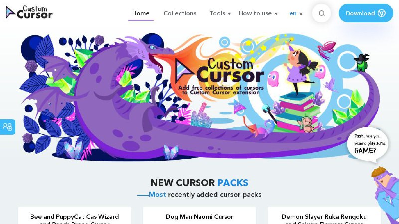 #网站 #素材🖱️ Custom Cursor▎网站功能