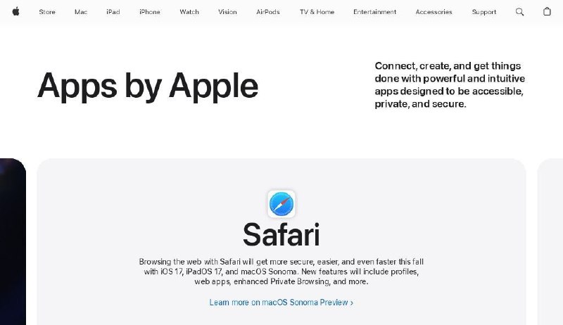 📂 #网站 #软件🍎 Apps by Apple▎网站功能