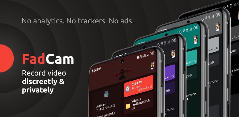 #软件 #工具 #开源▶️ FadCam - 安卓后台视频录制工具▎软件平台