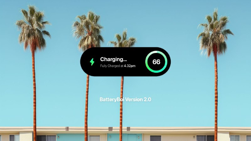 📂 #开源 #软件 #工具🔋 BatteryBoi▎软件功能