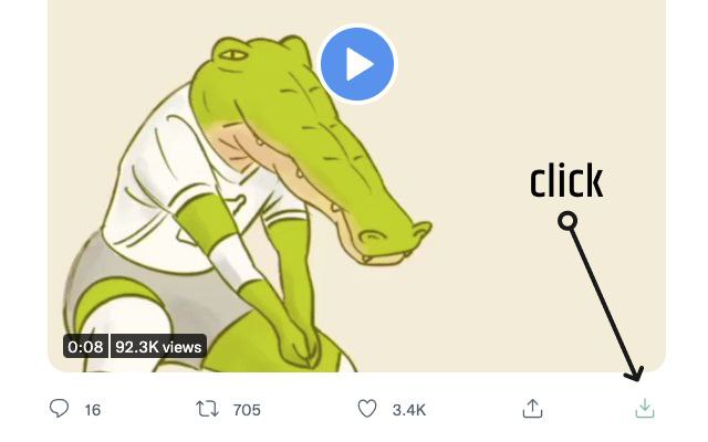 #插件 #解析🕊 Twitter video downloader - 一个简单易用的 Twitter 媒体下载插件▎插件功能