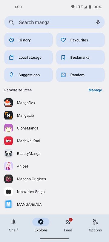 「Kotatsu」一款免费开源的安卓漫画阅读器基本功能