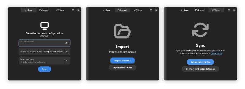 #软件 #备份 #开源🔁 Save Desktop - Linux 桌面环境配置一键备份与还原工具▎软件平台