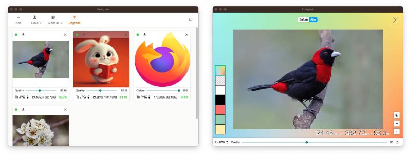 #软件 #图像 #开源🌇 Imagine - 一款开源现代化的多功能图片处理工具▎软件功能