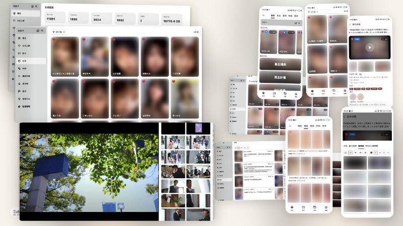 ⭐️ #软件 #工具🌸 SakuraMedia - 面向 NAS 用户的 NSFW 观影平台🗂 软件平台