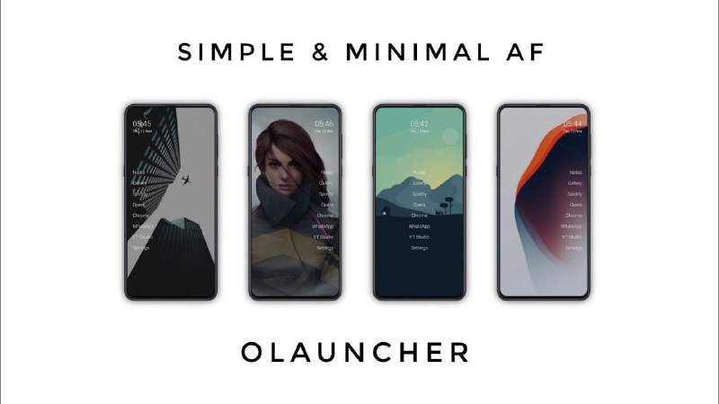 #软件 #工具 #开源📱 Olauncher - 简单轻量级的开源安卓桌面启动器▎软件功能