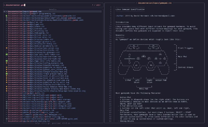 #GitHub #工具📺 television - 快速通用的模糊查找 TUI 工具▎项目介绍
