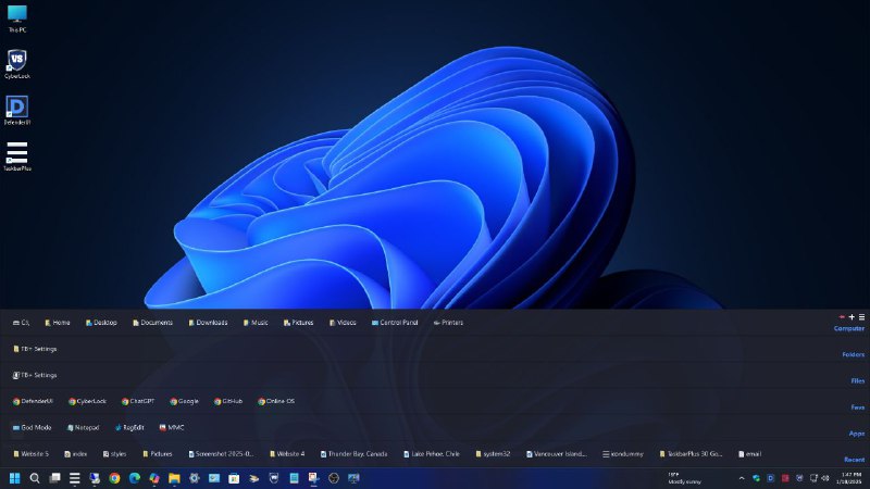 #软件 #工具⏸ TaskbarPlus - Windows 任务栏增强工具▎软件平台