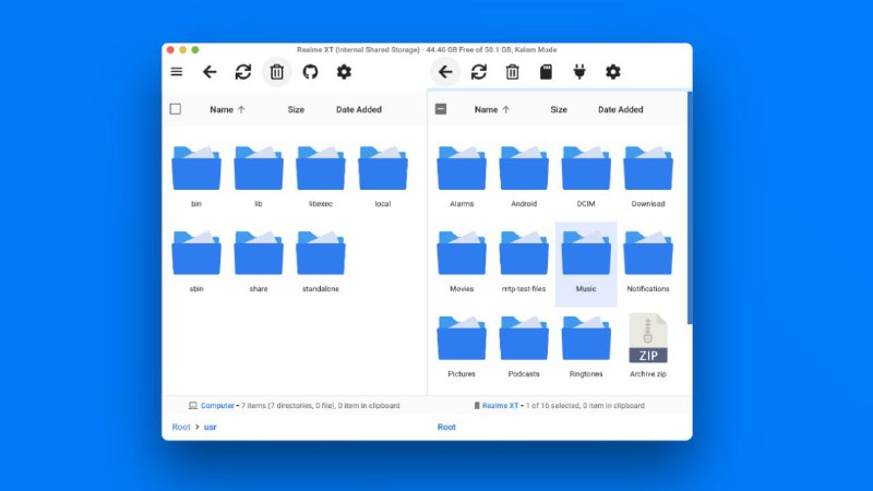 #软件 #工具 #开源📂 OpenMTP - Mac 和 Android 文件传输工具▎软件平台