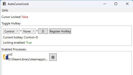 #软件 #工具 #辅助 #开源↖️ AutoCursorLock - 轻量级自动光标锁定工具▎软件功能