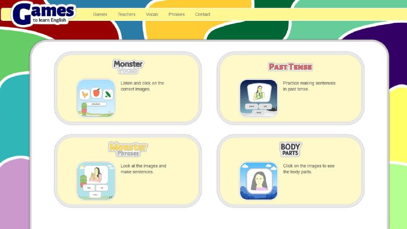 #网站 #外语🙂 Games to Learn English - 通过互动游戏的方式学习英语▎网站介绍