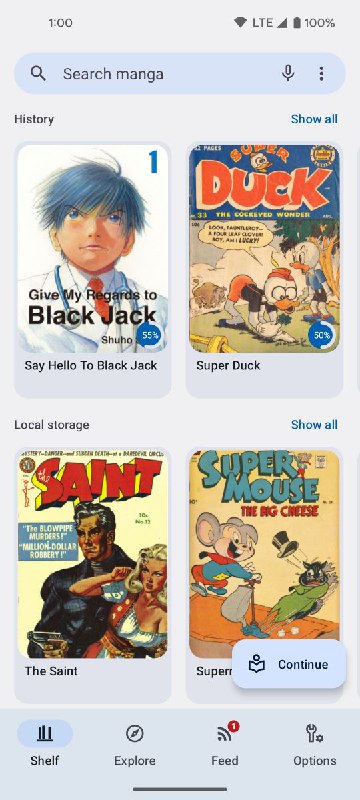 「Kotatsu」一款免费开源的安卓漫画阅读器基本功能