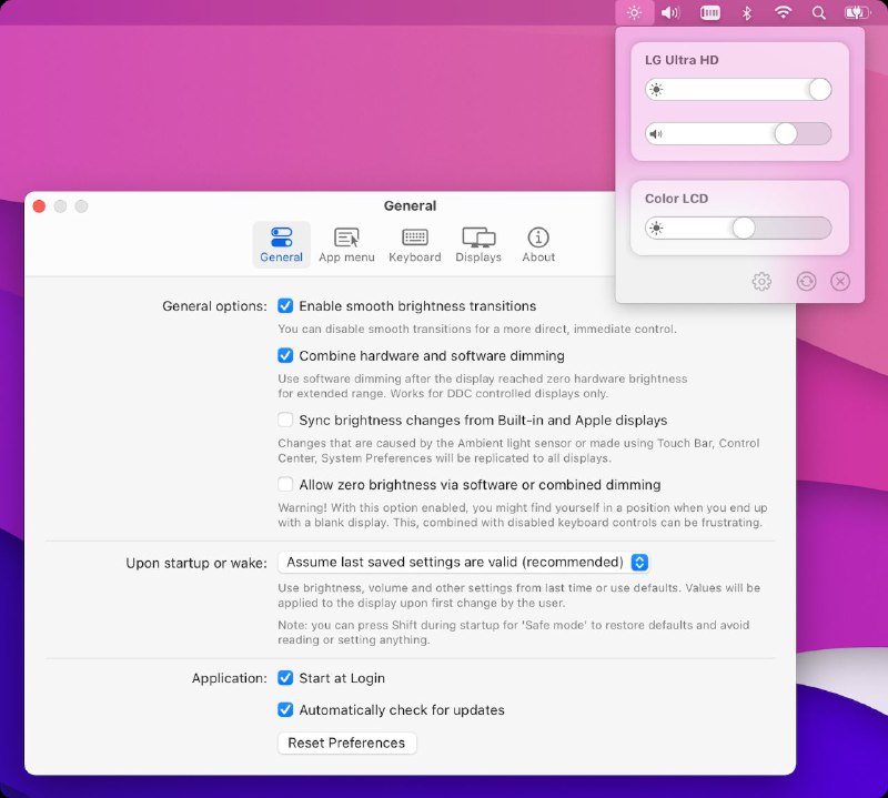 #软件 #工具 #开源🔘 MonitorControl - 一款开源 Mac 外接显示器亮度和音量调节工具▎软件功能