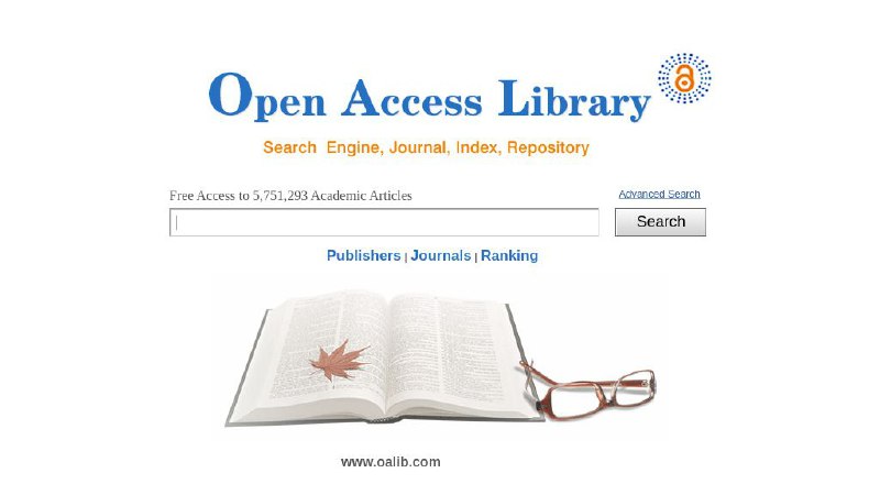 📖 Open Access Library - 期刊论文检索引擎一个开放元数据库的期刊论文搜索引擎提供开源论文超过 5,751,293 篇，涵盖所有学科，所有文章均可免费下载