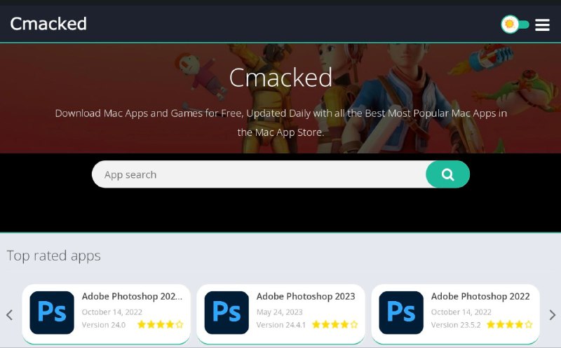#网站 #软件 #macOS💻 Cmacked - 免费免登陆 Mac 软件下载站▎网站功能