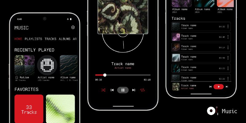 #软件 #音乐 #开源 #播放器🎵 Music - 开源 Nothing 风本地音乐播放器▎软件功能
