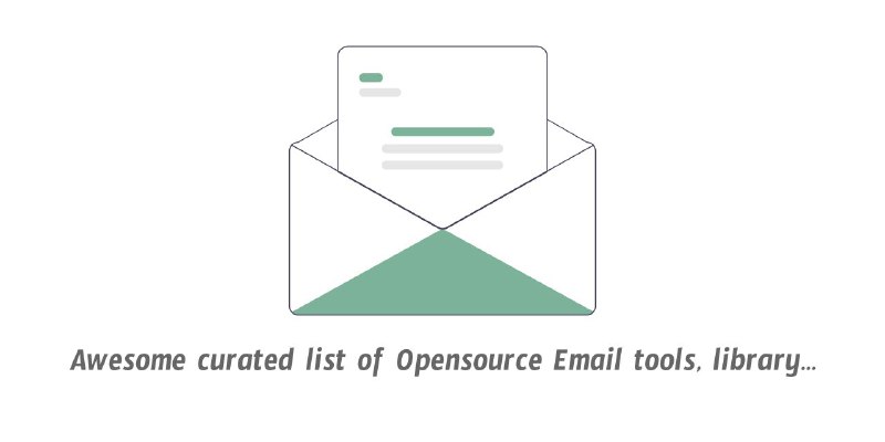 #GitHub #邮箱 #列表📧 awesome-opensource-email - 开源电子邮件资源列表▎项目介绍