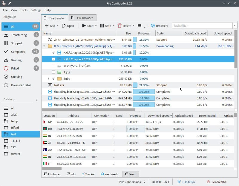 #软件 #插件 #工具 #开源 #BT🪿 File centipede - 一个全能网络文件上传/下载神器▎软件功能