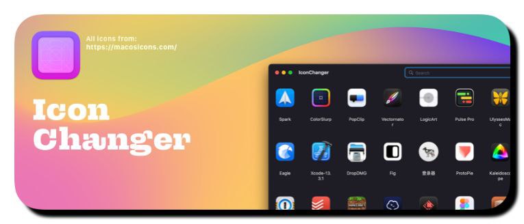 #软件 #工具 #开源👨‍🎨 IconChanger - macOS 应用图标更换器▎软件平台