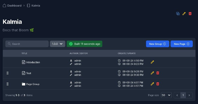 #GitHub #工具🗃 Kalmia - 开源 CMS 文档内容管理系统▎项目功能