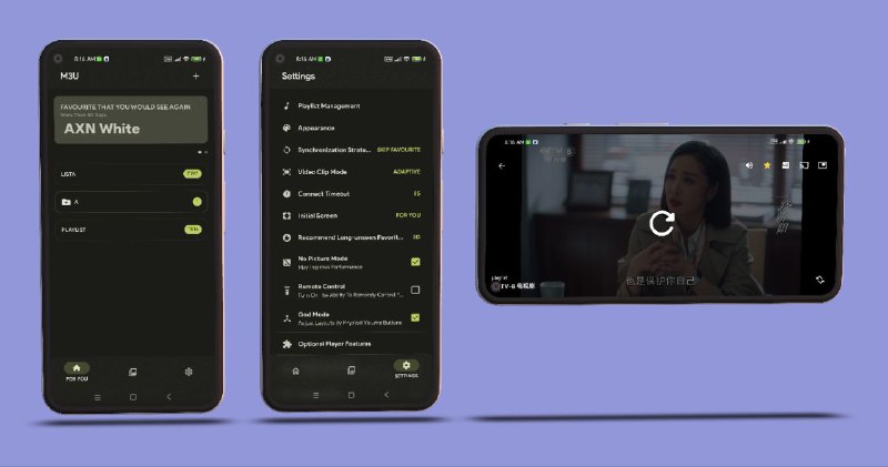#软件 #开源 #播放器▶️ M3UAndroid - Android 流媒体播放器▎软件平台
