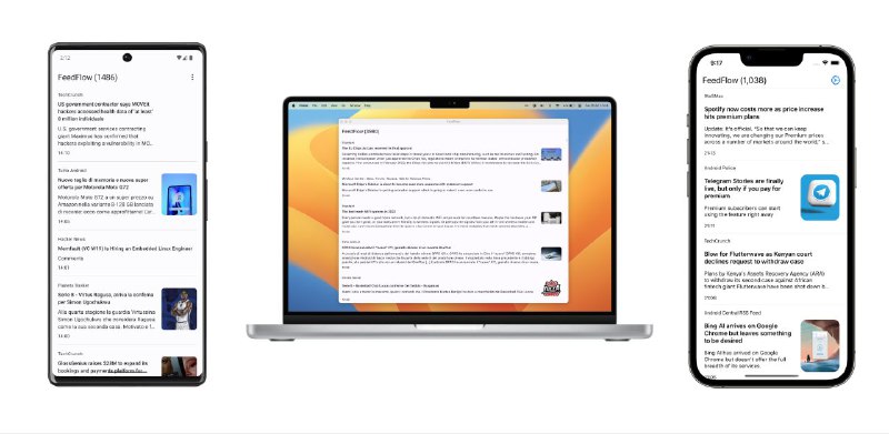 #软件 #开源 #RSS #阅读器🌀 FeedFlow - 一款简约的跨平台 RSS 阅读器▎软件功能