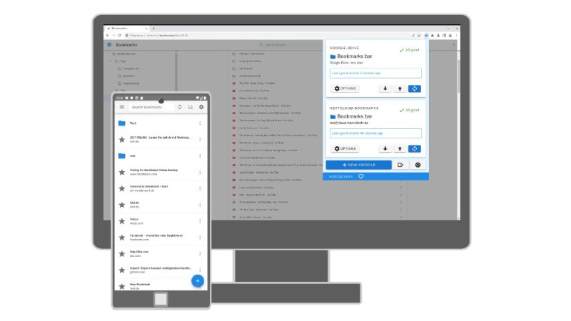 #插件 #软件 #工具 #浏览器🎲 Floccus - 一个私密的全平台浏览器书签同步工具▎插件功能