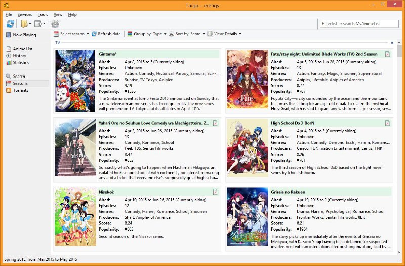 #软件 #动漫 #工具 #开源🐭 Taiga - 开源轻量级动漫追踪和管理工具▎软件功能