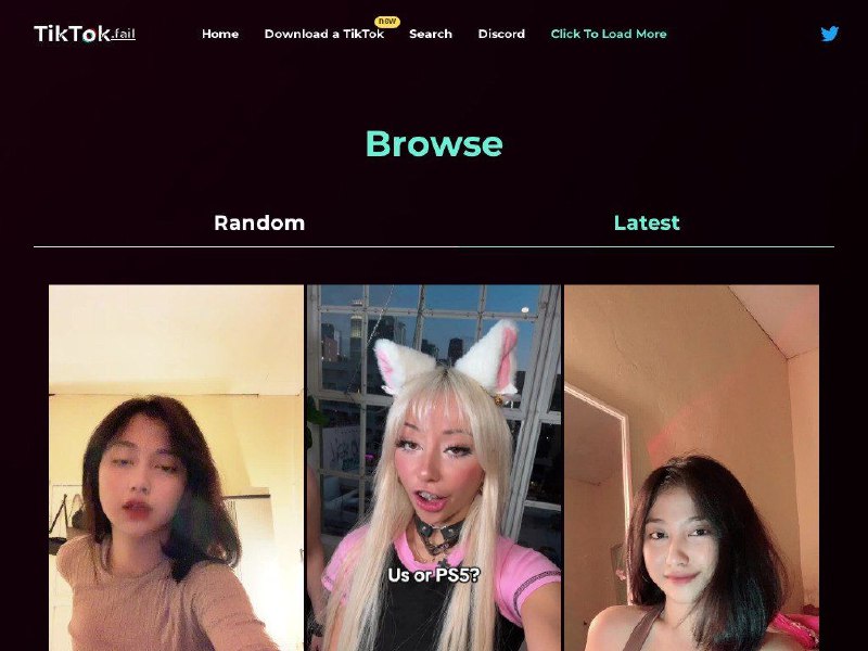 #网站 #解析 #镜像📞 Tik Fail - 在线解析和播放 TikTok 视频▎网站功能