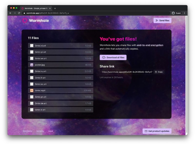 #网站 #传输 #工具🧬 Wormhole▎网站功能