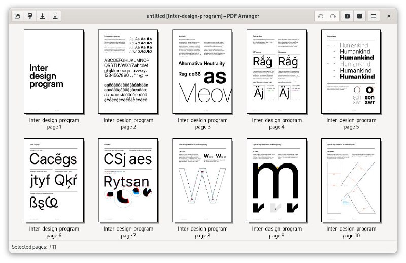 #软件 #工具 #开源📑 PDF Arranger - 轻量级 PDF 页面编辑工具▎软件平台
