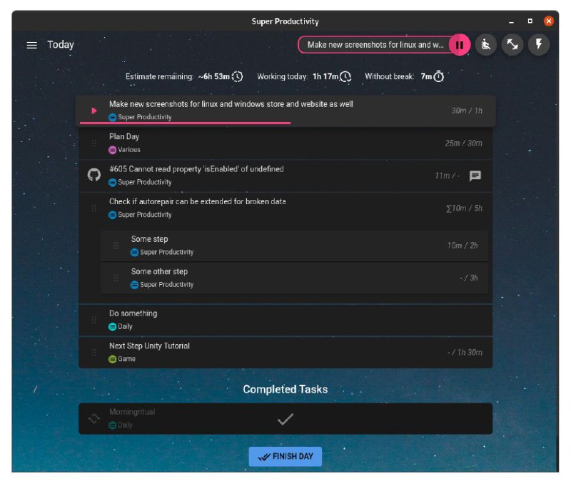 #软件 #工具 #开源🗒 Super Productivity - 一款强大的高级待办事项列表工具▎软件功能