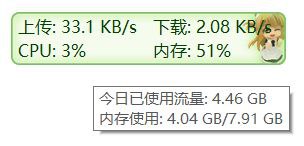 #软件 #工具 #辅助 #开源💭 TrafficMonitor - 一个免费开源的多功能网速监控悬浮窗▎软件功能