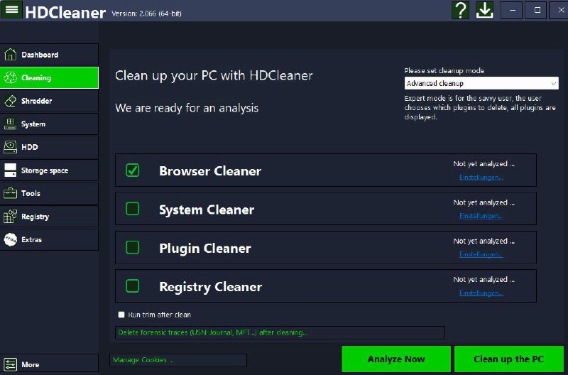 #软件 #工具🔟 HDCleaner - Windows 系统清理和优化▎软件平台
