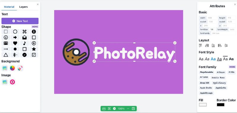 #网站 #设计 #开源🔄 Photo Relay - 一个清爽简单的在线封面制作工具▎网站功能