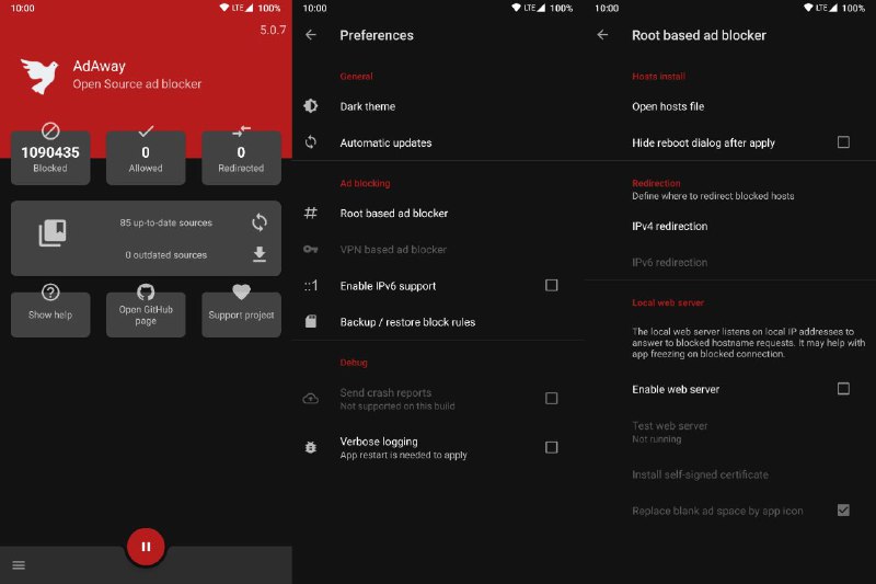 📂 #开源 #软件 #工具🕊 AdAway▎软件功能