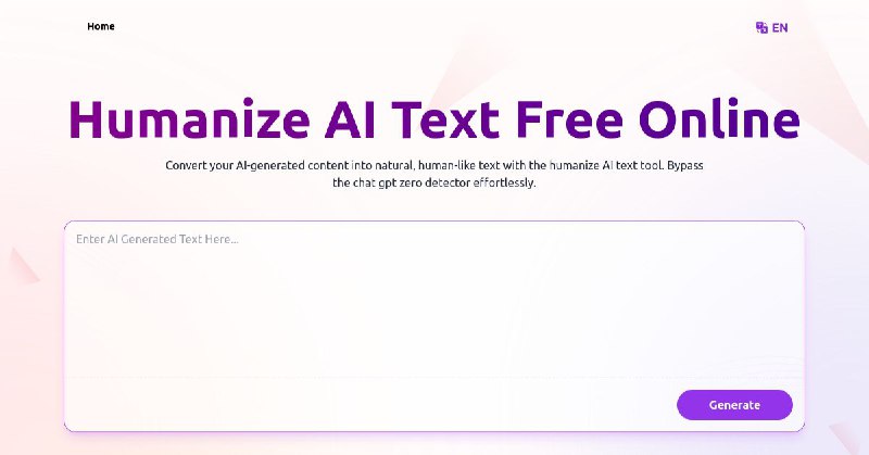 #网站 #工具 #AI💟 Humanize.im - 免费在线人性化 AI 文本▎网站功能
