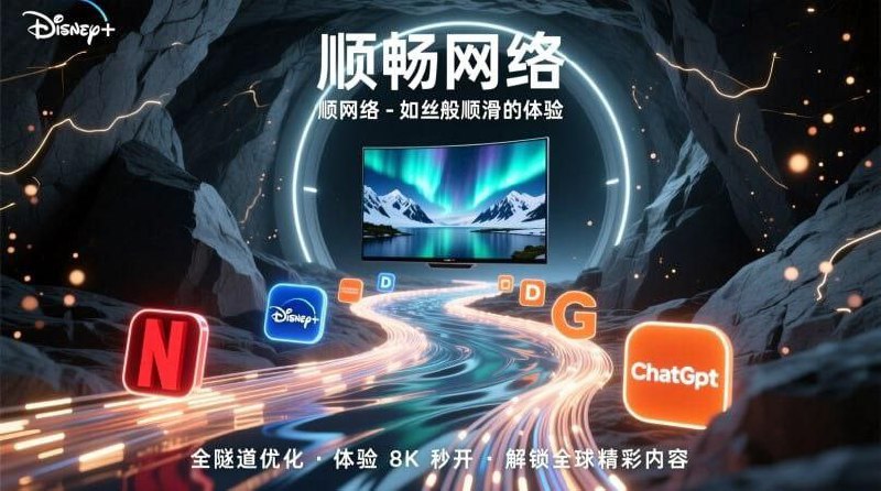 🚀顺畅网络 – 全隧道中转机场20元包年📌全天 8K 秒开