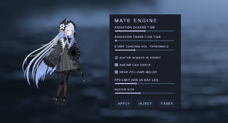 #软件 #工具 #开源📸 Mate Engine - VRM 桌面虚拟伴侣应用▎软件平台