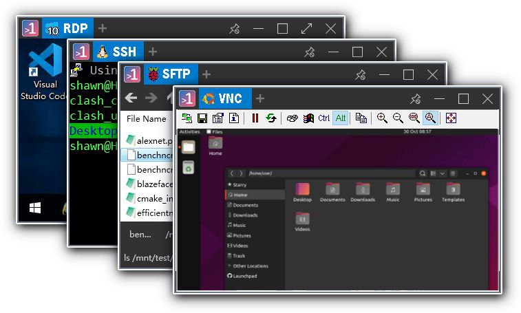 #软件 #工具 #开源🪟 1Remote - 个人远程会话管理员和启动器▎软件功能