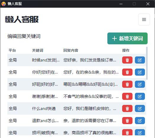 #软件 #工具 #辅助 #开源 #AI👤 懒人客服 - 基于大模型的智能对话客服工具▎软件功能