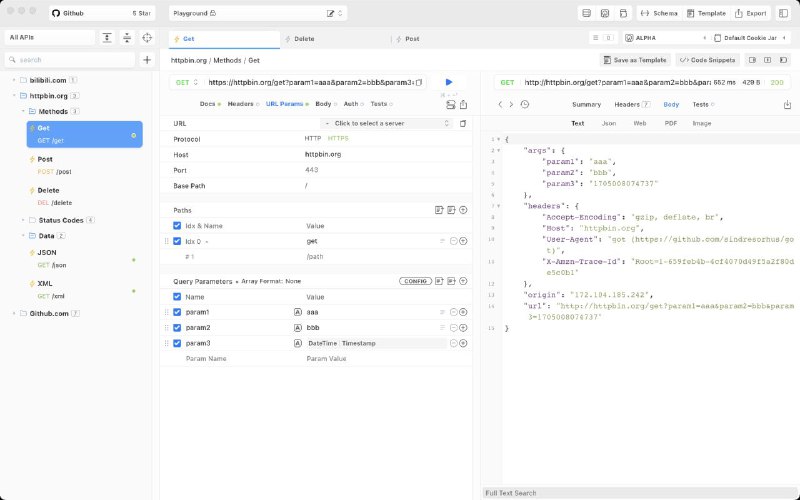 #软件 #工具 #开源🎛 Gotcha Rest Client - 一款开源跨平台的 API 设计和测试工具▎软件功能